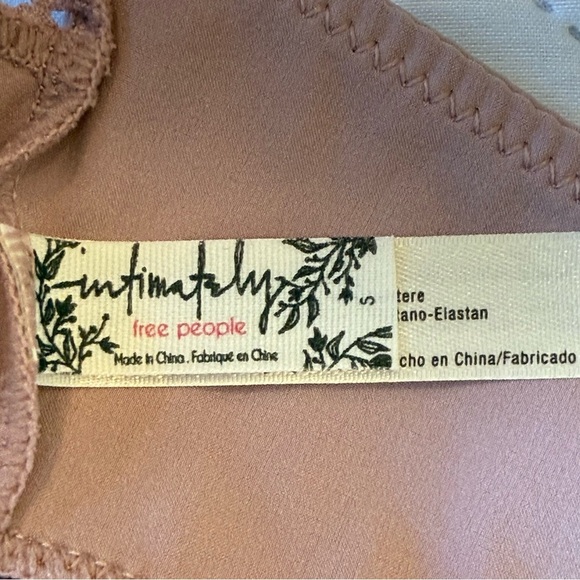 Free People Intimately Layla Bralette Size Small In Antique Pink - Picture 5 of 8